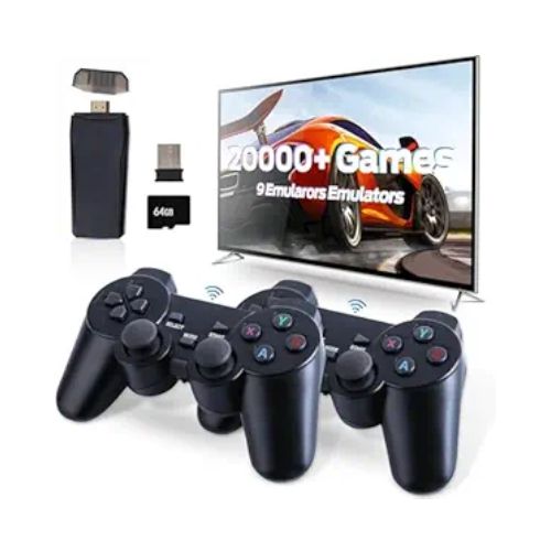 toytonic  wireless game console with dual controllers
